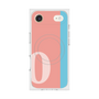 プレミアムスクエアケース with MagSafe［ オリジナル - initial color line - O pink ］