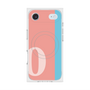 プレミアムスクエアケース with MagSafe［ オリジナル - initial color line - O pink ］