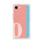 プレミアムスクエアケース with MagSafe［ オリジナル - initial color line - O pink ］