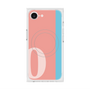 プレミアムスクエアケース with MagSafe［ オリジナル - initial color line - O pink ］