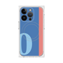 プレミアムスクエアケース with MagSafe［ オリジナル - initial color line - O blue ］