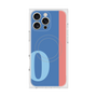 プレミアムスクエアケース with MagSafe［ オリジナル - initial color line - O blue ］