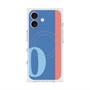 プレミアムスクエアケース with MagSafe［ オリジナル - initial color line - O blue ］