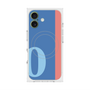 プレミアムスクエアケース with MagSafe［ オリジナル - initial color line - O blue ］