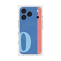 プレミアムスクエアケース with MagSafe［ オリジナル - initial color line - O blue ］
