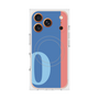 プレミアムスクエアケース with MagSafe［ オリジナル - initial color line - O blue ］