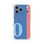 プレミアムスクエアケース with MagSafe［ オリジナル - initial color line - O blue ］