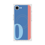 プレミアムスクエアケース with MagSafe［ オリジナル - initial color line - O blue ］