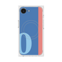 プレミアムスクエアケース with MagSafe［ オリジナル - initial color line - O blue ］