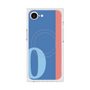 プレミアムスクエアケース with MagSafe［ オリジナル - initial color line - O blue ］
