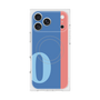 プレミアムスクエアケース with MagSafe［ オリジナル - initial color line - O blue ］