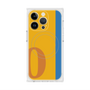 プレミアムスクエアケース with MagSafe［ オリジナル - initial color line - O orange ］