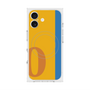 プレミアムスクエアケース with MagSafe［ オリジナル - initial color line - O orange ］
