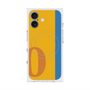 プレミアムスクエアケース with MagSafe［ オリジナル - initial color line - O orange ］