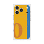 プレミアムスクエアケース with MagSafe［ オリジナル - initial color line - O orange ］