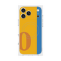 プレミアムスクエアケース with MagSafe［ オリジナル - initial color line - O orange ］