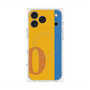 プレミアムスクエアケース with MagSafe［ オリジナル - initial color line - O orange ］