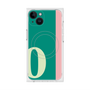 プレミアムスクエアケース with MagSafe［ オリジナル - initial color line - O green ］