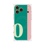 プレミアムスクエアケース with MagSafe［ オリジナル - initial color line - O green ］