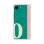 プレミアムスクエアケース with MagSafe［ オリジナル - initial color line - O green ］