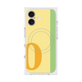 プレミアムスクエアケース with MagSafe［ オリジナル - initial color line - O yellow ］