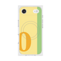 プレミアムスクエアケース with MagSafe［ オリジナル - initial color line - O yellow ］