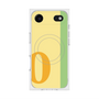 プレミアムスクエアケース with MagSafe［ オリジナル - initial color line - O yellow ］