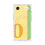 プレミアムスクエアケース with MagSafe［ オリジナル - initial color line - O yellow ］