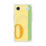 プレミアムスクエアケース with MagSafe［ オリジナル - initial color line - O yellow ］