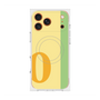 プレミアムスクエアケース with MagSafe［ オリジナル - initial color line - O yellow ］