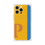 プレミアムスクエアケース with MagSafe［ オリジナル - initial color line - P orange ］