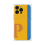 プレミアムスクエアケース with MagSafe［ オリジナル - initial color line - P orange ］