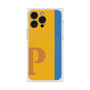 プレミアムスクエアケース with MagSafe［ オリジナル - initial color line - P orange ］