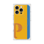 プレミアムスクエアケース with MagSafe［ オリジナル - initial color line - P orange ］