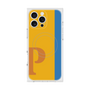 プレミアムスクエアケース with MagSafe［ オリジナル - initial color line - P orange ］