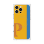 プレミアムスクエアケース with MagSafe［ オリジナル - initial color line - P orange ］