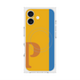 プレミアムスクエアケース with MagSafe［ オリジナル - initial color line - P orange ］