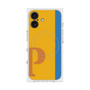 プレミアムスクエアケース with MagSafe［ オリジナル - initial color line - P orange ］