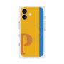 プレミアムスクエアケース with MagSafe［ オリジナル - initial color line - P orange ］