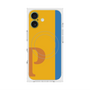 プレミアムスクエアケース with MagSafe［ オリジナル - initial color line - P orange ］
