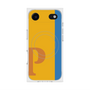 プレミアムスクエアケース with MagSafe［ オリジナル - initial color line - P orange ］
