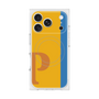 プレミアムスクエアケース with MagSafe［ オリジナル - initial color line - P orange ］