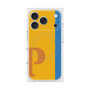 プレミアムスクエアケース with MagSafe［ オリジナル - initial color line - P orange ］