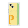 プレミアムスクエアケース with MagSafe［ オリジナル - initial color line - P yellow ］