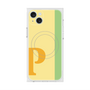 プレミアムスクエアケース with MagSafe［ オリジナル - initial color line - P yellow ］