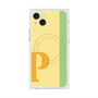 プレミアムスクエアケース with MagSafe［ オリジナル - initial color line - P yellow ］