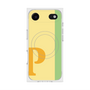 プレミアムスクエアケース with MagSafe［ オリジナル - initial color line - P yellow ］
