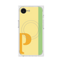 プレミアムスクエアケース with MagSafe［ オリジナル - initial color line - P yellow ］