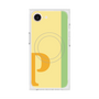 プレミアムスクエアケース with MagSafe［ オリジナル - initial color line - P yellow ］