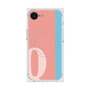 プレミアムスクエアケース with MagSafe［ オリジナル - initial color line - Q pink ］